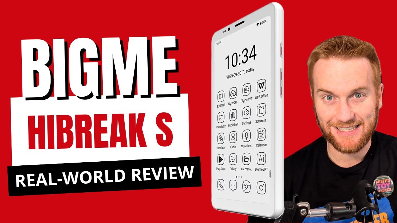 Реальный обзор смартфона Bigme HiBreak S (смартфон с экраном на электронных чернилах)