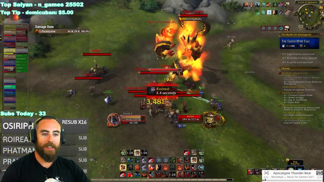 Battle for Azeroth (бета): ФРОНТЫ ЭТО ПРОСТО БЕЗУМИЕ! :D &mdash; Геймплей за &laquo;Неистовство&raquo; воина 120 ур...