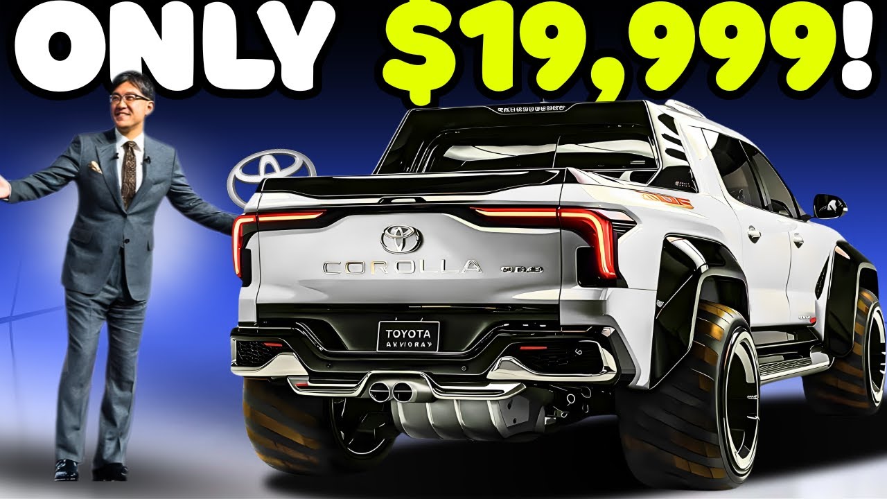 Toyota&rsquo;s New $20,000 Toyota Corolla Pickup Truck is FINALLY Hitting The Market!