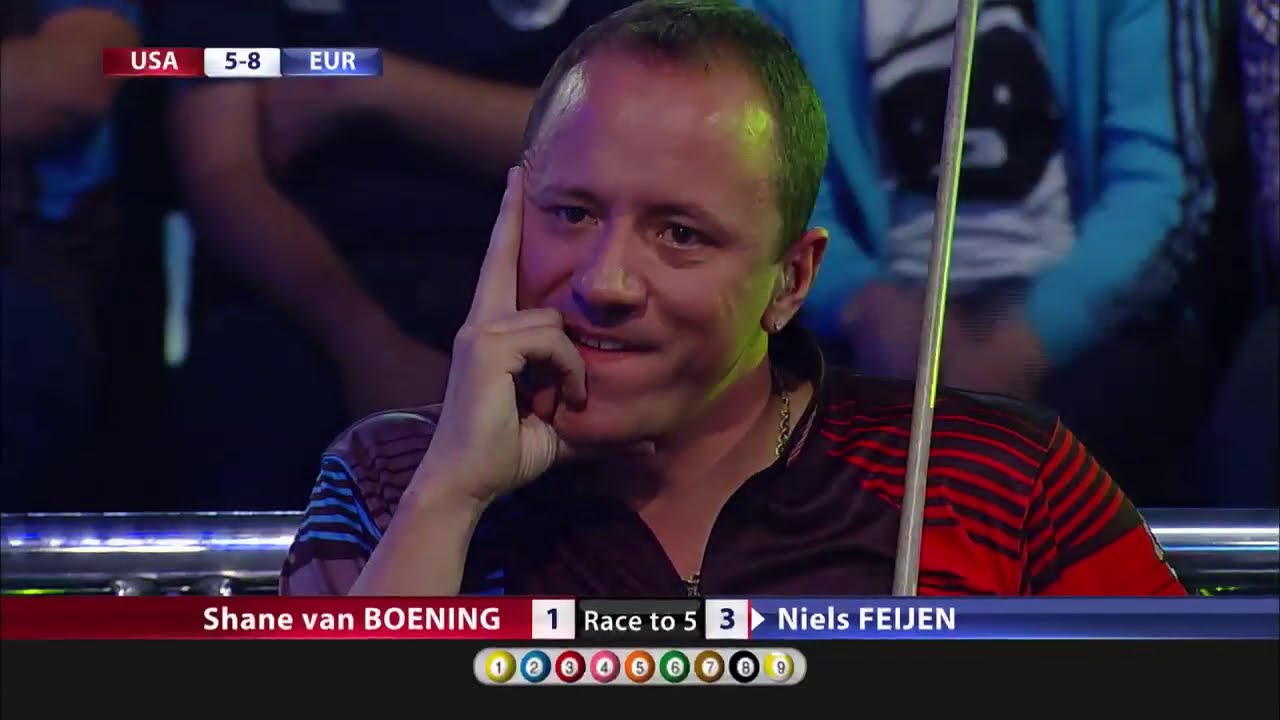 Shane van Boening vs Niels Feijen | 2015 Mosconi Cup