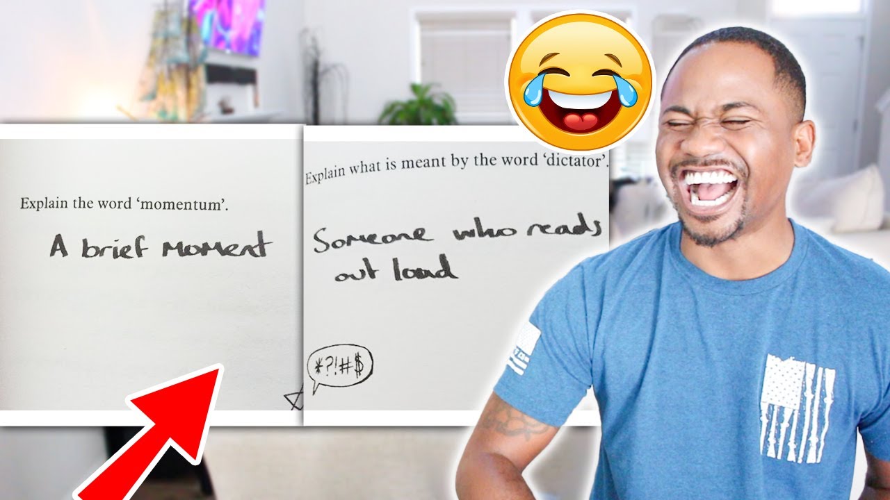 FUNNY TEST ANSWERS BY REAL KIDS !! | Alonzo Lerone