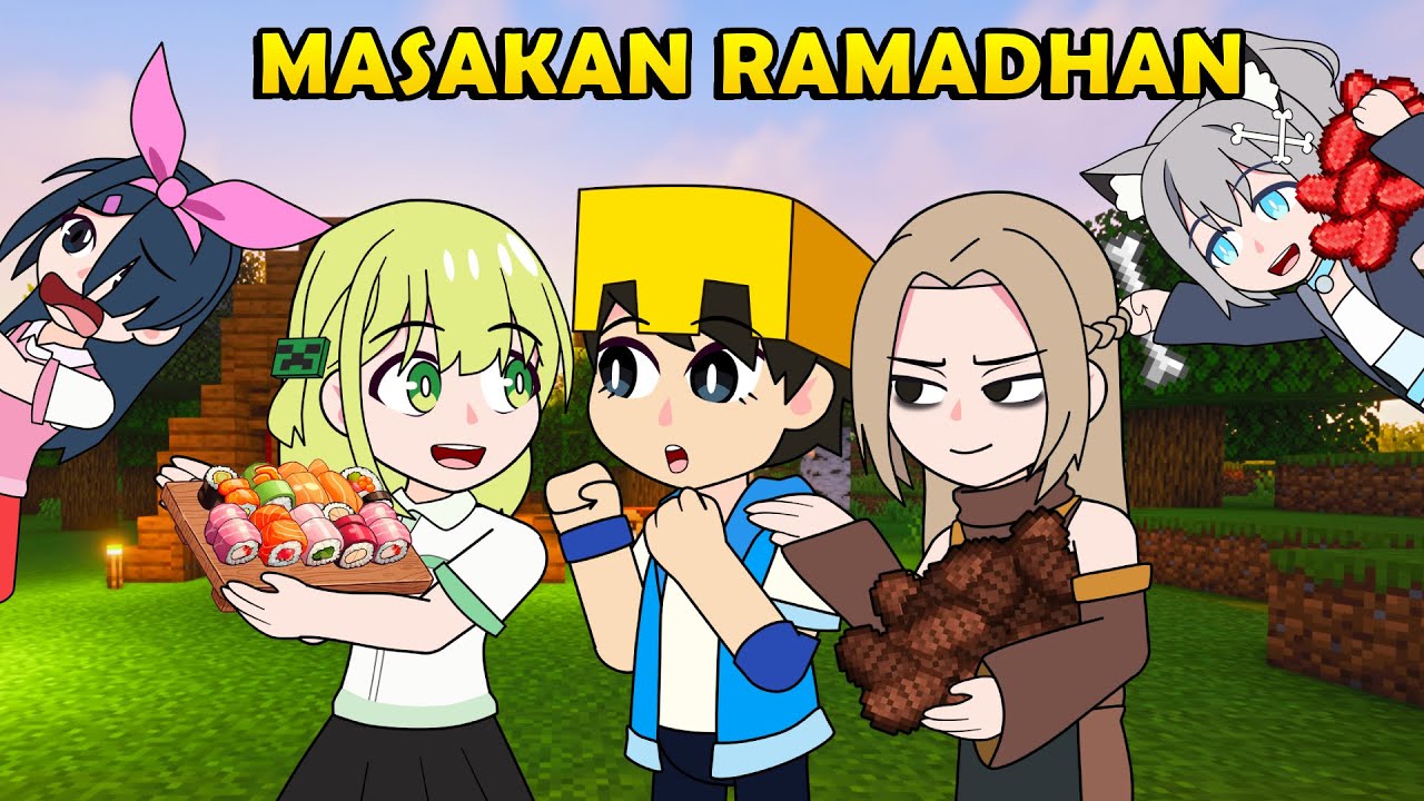 LOMBA MEMILIH MENU BERBUKA PUASA- Animasi Minecraft