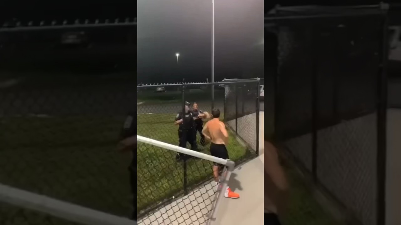 All cops not bad cops 🗣️ #funny #crazycourt #basketball #halfcourt #fail #cops #comedy  #viral