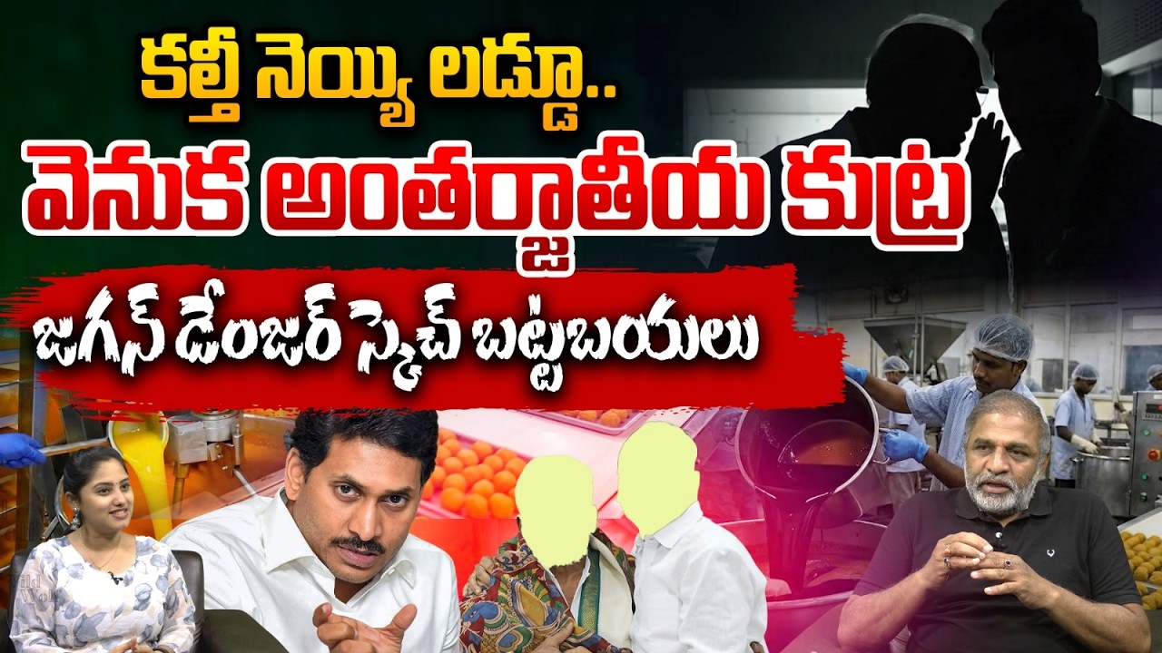 YS Jagan Plan Leaked on TTD: కల్తీ నెయ్యి లడ్డూ వెనుక అంతర్జాతీయ కుట్ర.. జగన్ డేంజర్ స్కెచ్ బట్టబయలు