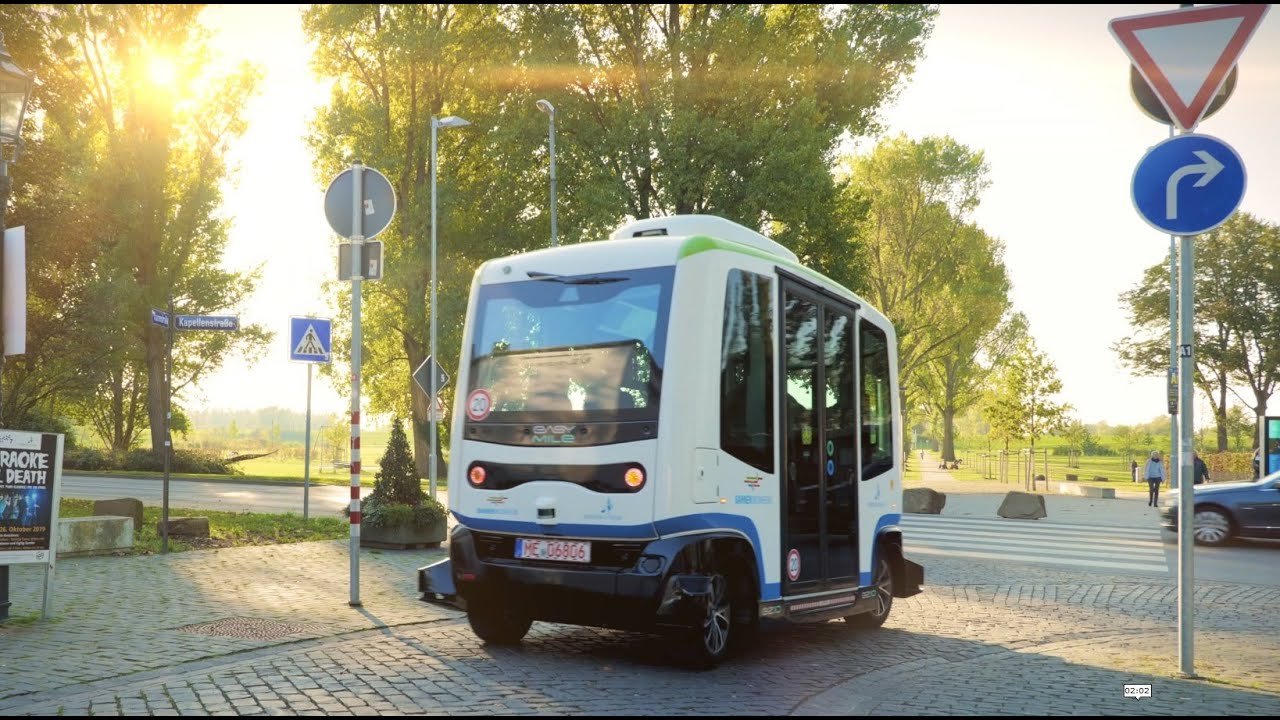Autonome Busse fuhren über fünf Jahre durch die Monheimer Innenstadt