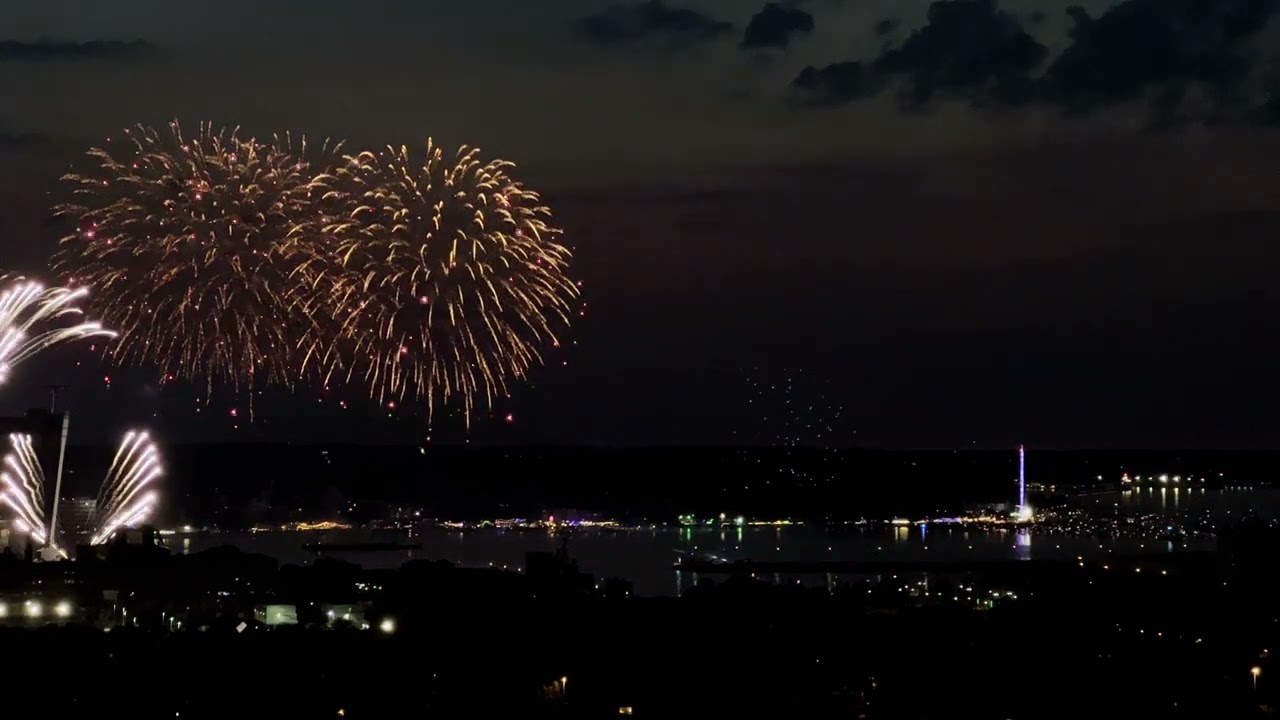 Kieler Woche Feuerwerk 2023 von DB0IL aus