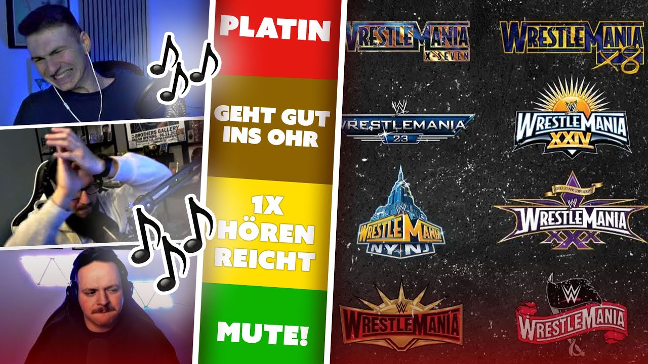 Wir ranken ALLE WrestleMania Theme Songs | Spotfight WrestleMania Tierlist/Ranking mit @slivooo