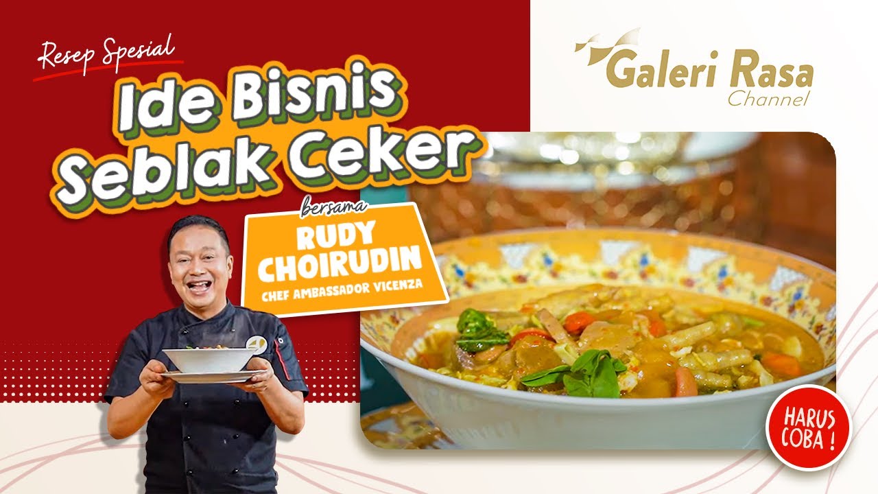 RUDY CHOIRUDIN | IDE BISNIS COCOK UNTUK PEMULA!! ~ SEBLAK CEKER
