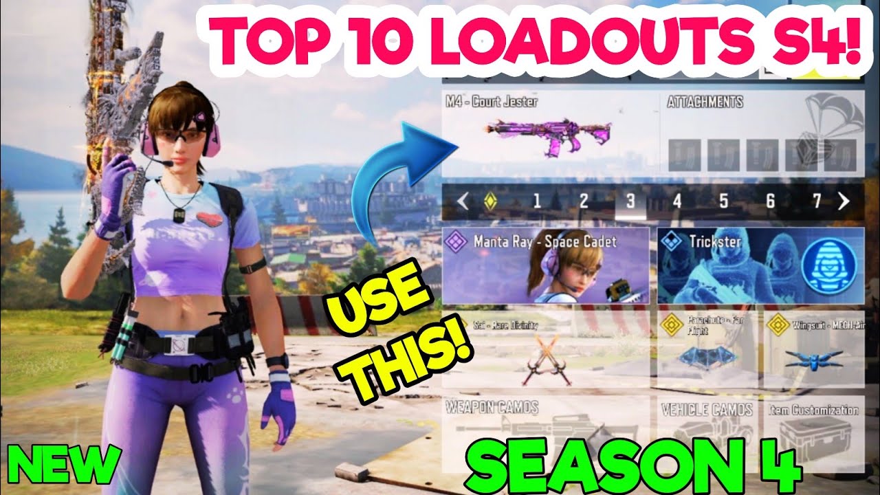 ТОП-10 вариантов экипировки в 4 сезоне Cod Mobile | Лучший оружейник в Codm BR | Лучшее оружие в ...