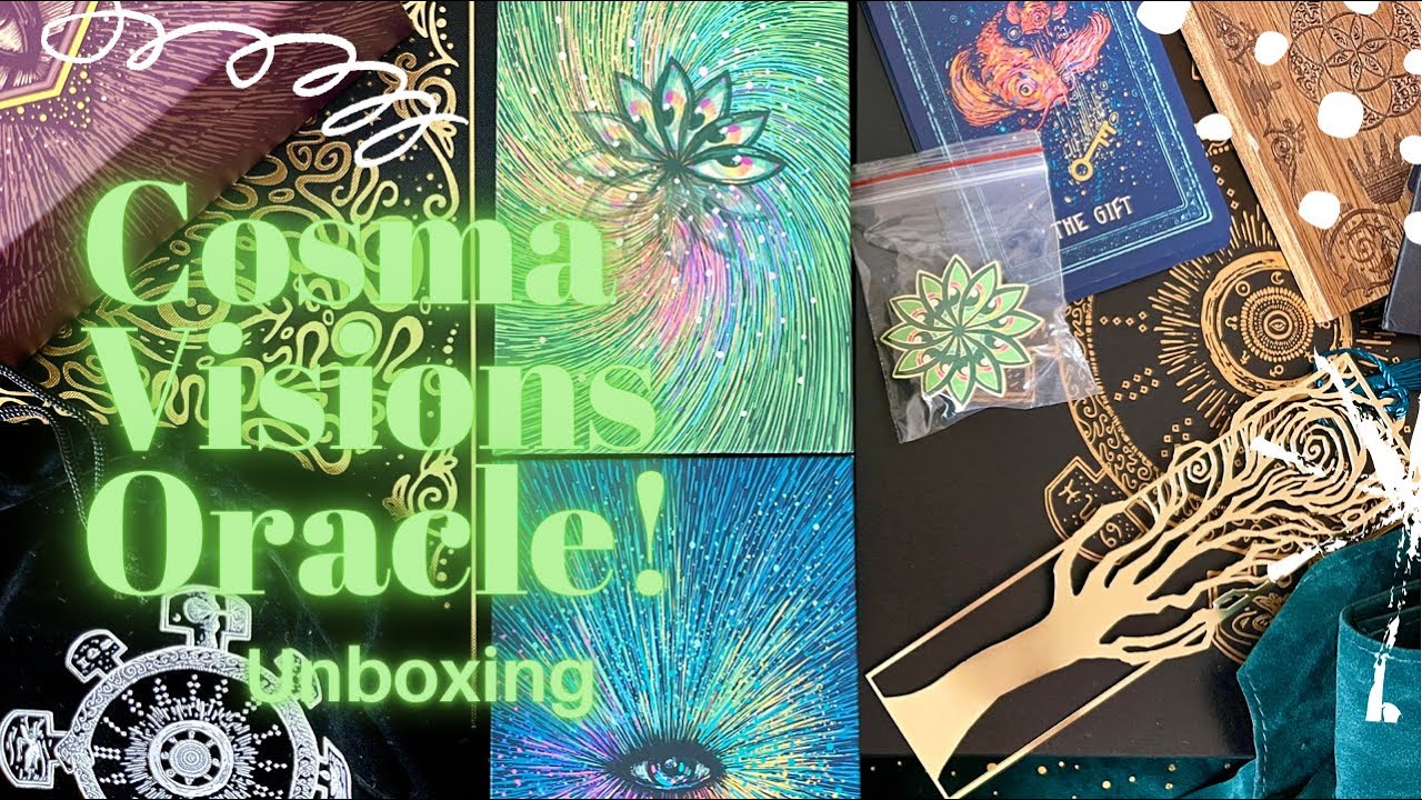 Cosma Visions Oracle Unboxing and First Impressions Walkthrough.  So Many Goodies and Extras!