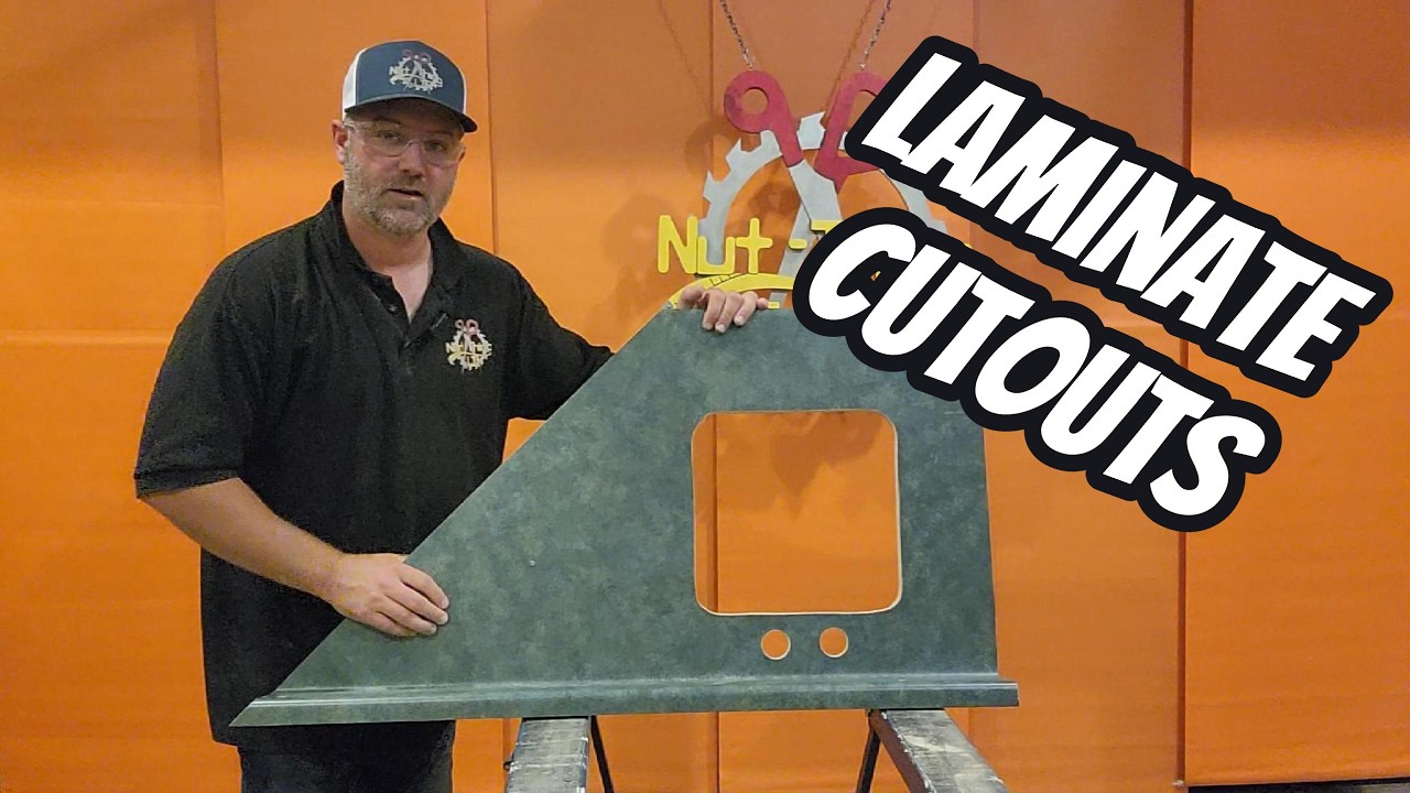 cutting a sink hole in laminate