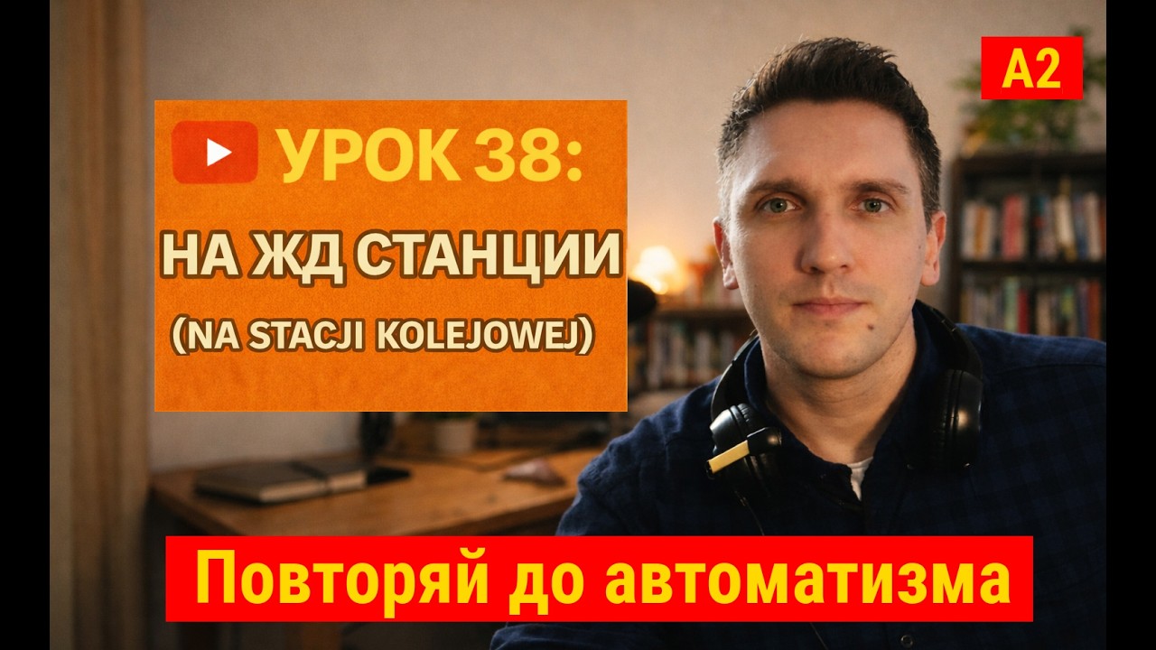 Na dworcu kolejowym 🇵🇱 | Польский язык: вокзал и поезд (A2)