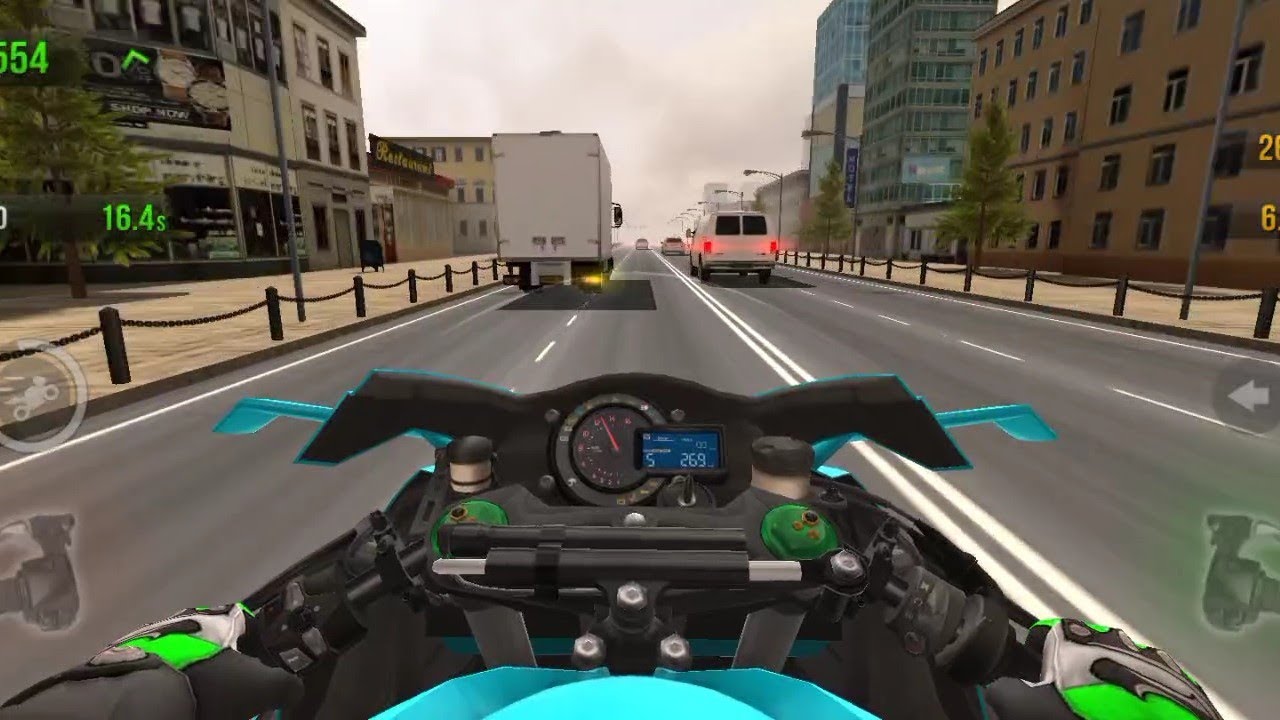 Traffic Rider Moto Racing 💥😳KWS RH2 With Stunt @Amit.s919