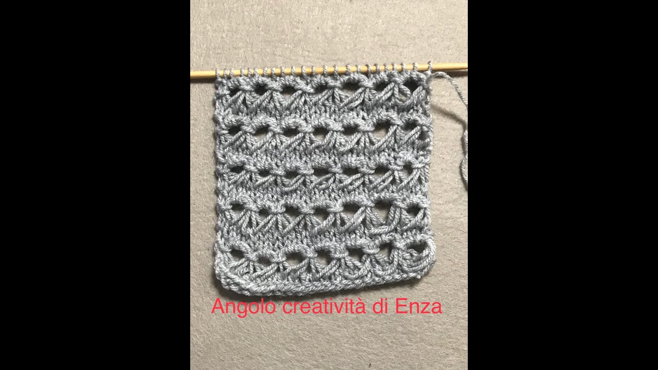 Punto peruviano ai ferri 🌼 Maglia facile