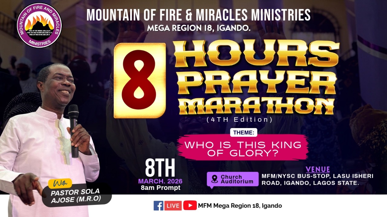 SUNDAY SERVICE || PST SOLA AJOSE || 08-03-2026