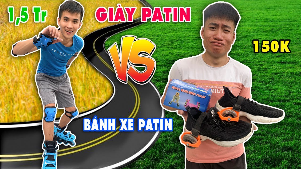 Giày Trượt Patin Nhà Giàu Và Bánh Xe Gắn Giày Patin Nhà Nghèo - Con Nhà Giàu Chắc Gì Đã Sướng??