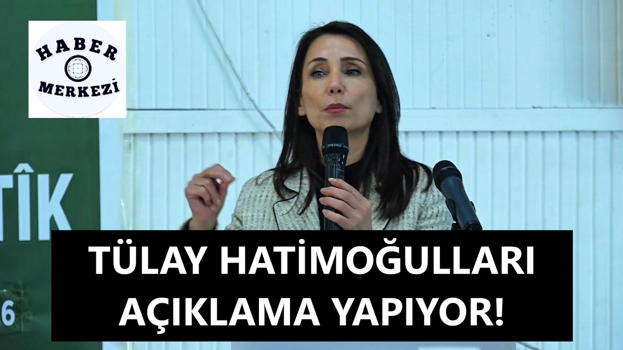 Tülay Hatimoğulları Doğubayazıt'ta düzenlenen halk toplantısında konuşuyor!