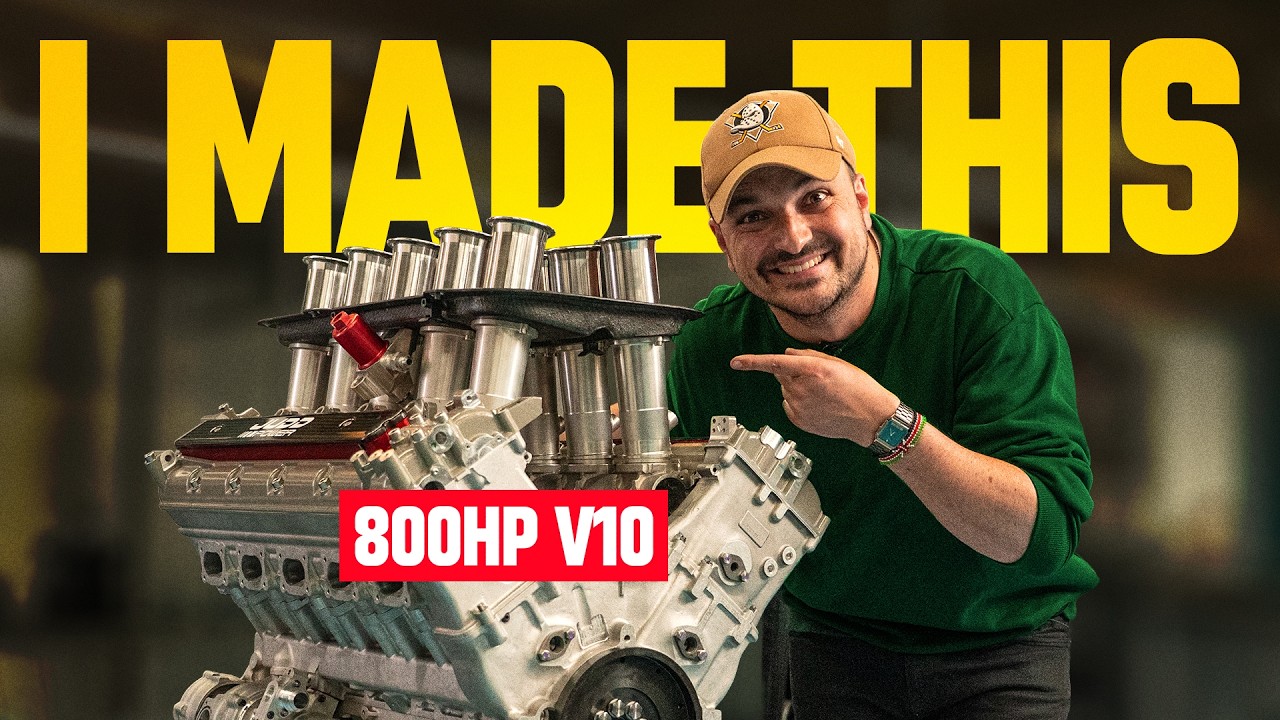 I Built A 5.5-litre 800HP V10 Engine From Scratch