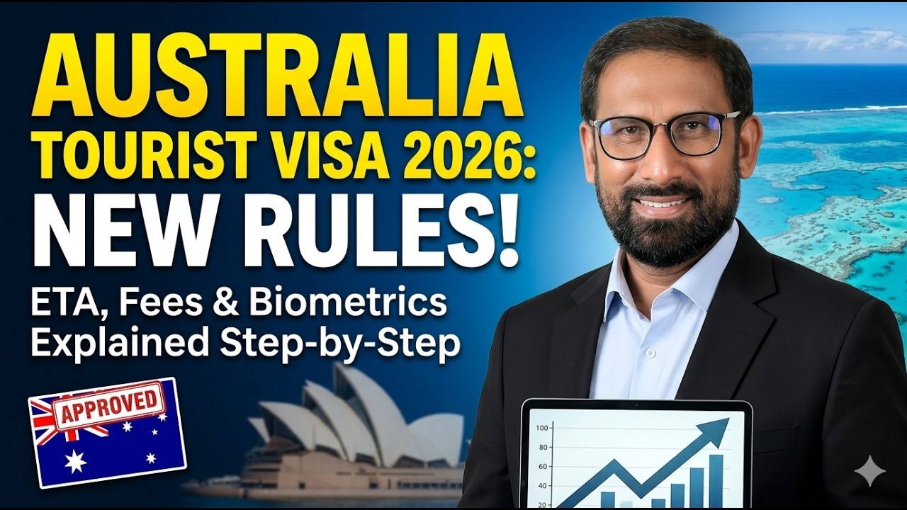 Australia Tourist Visa 2026 🇦🇺 | New Rules, ETA, Fees & Biometrics Explained Step-by-Step!