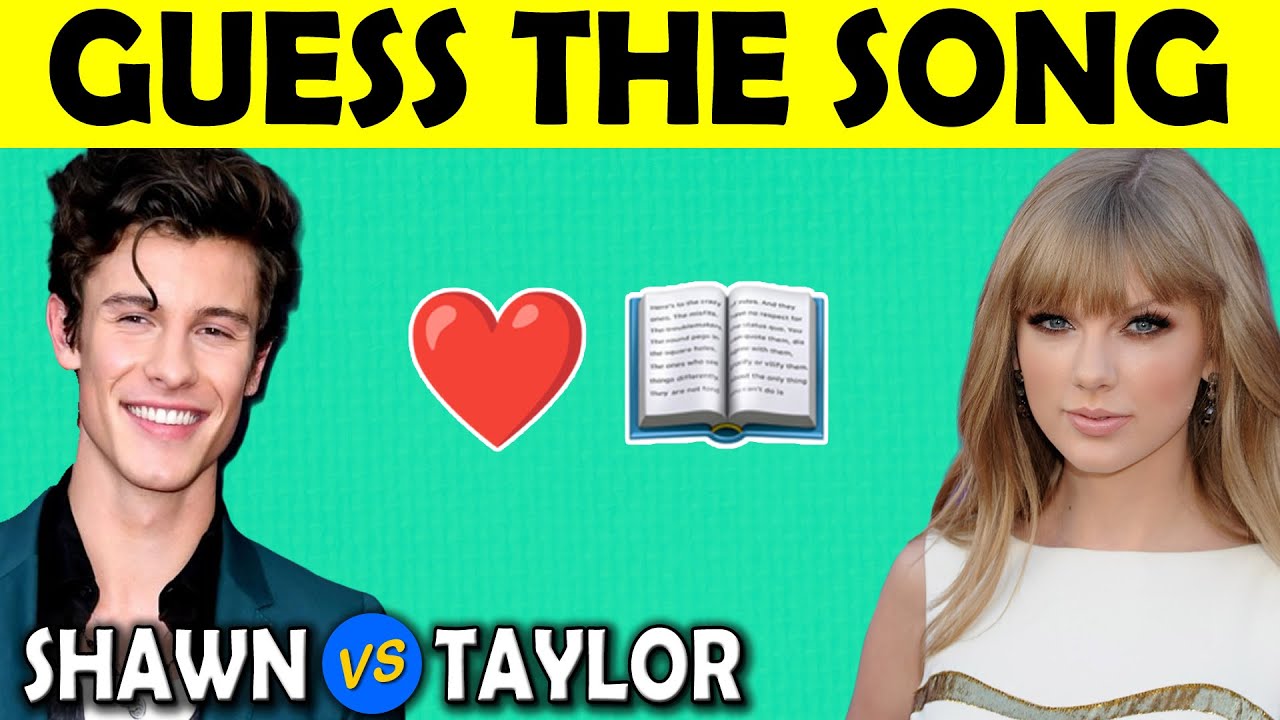 Guess The Song by Emoji | Shawn Mendes VS Taylor Swift Songs