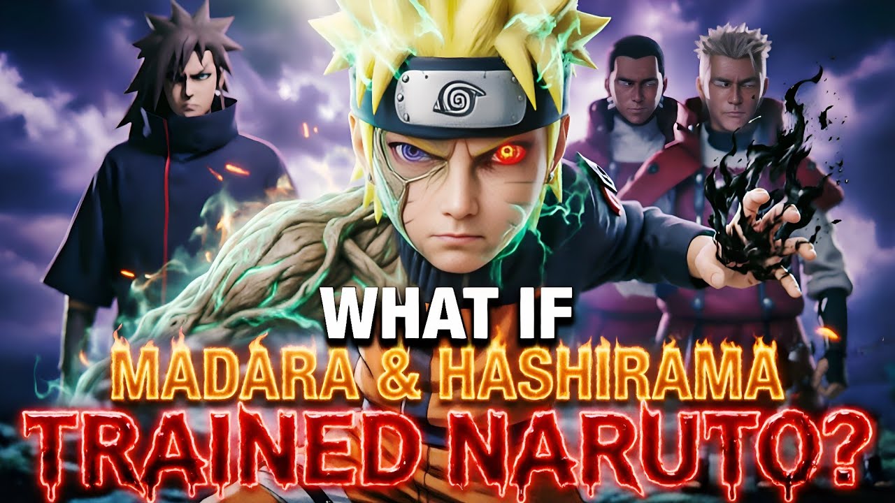 What If Madara & Hashirama Trained Naruto? 🤯 The Most OP Shinobi! 🔥 #NarutoWhatIf #Madara #hashirama