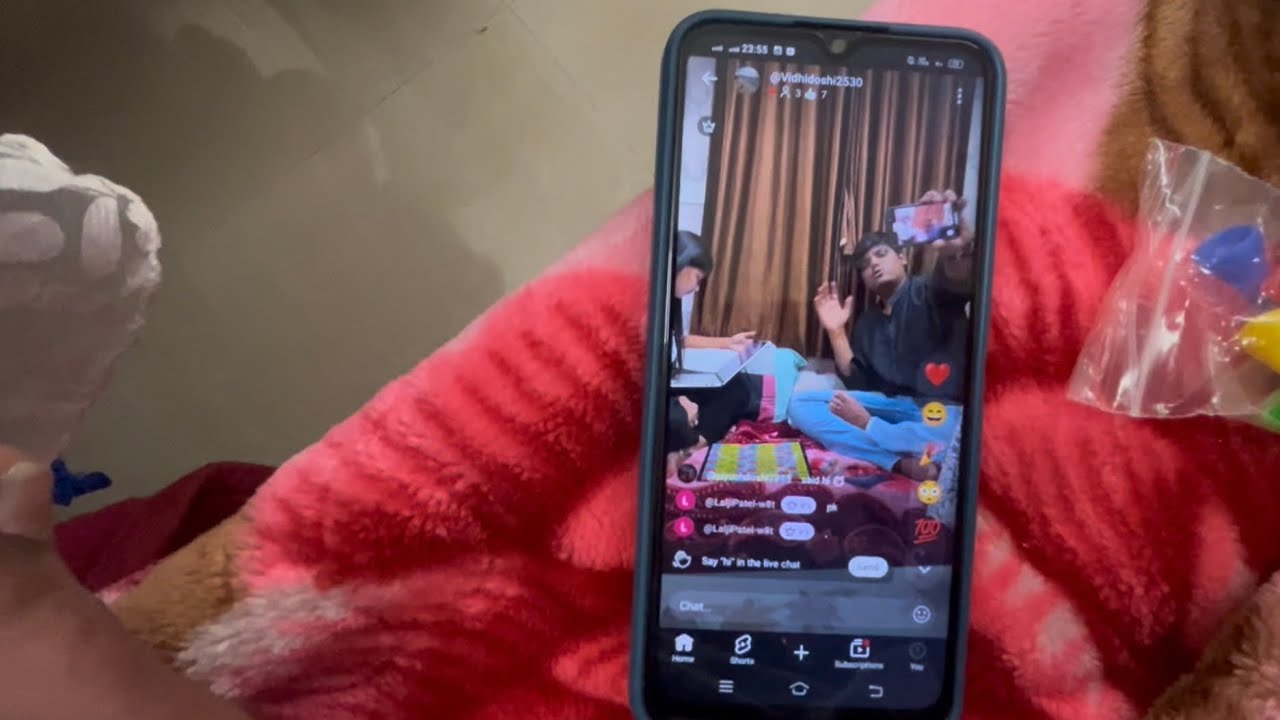 Finally,આજે અમે you tube પર લાઈવ આવી ગયા 🤩😃#youtube #vlog #live 