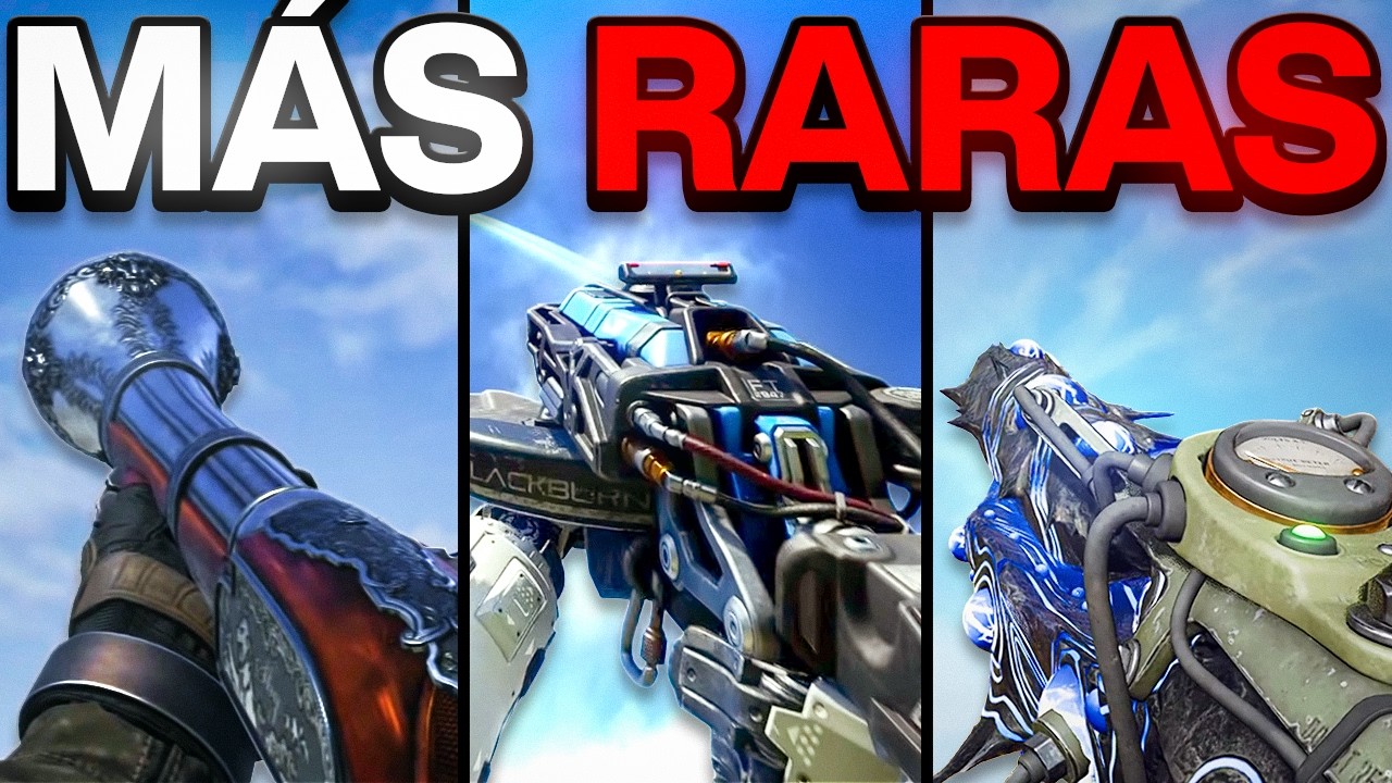 Las ARMAS mas RARAS de la HISTORIA de CALL OF DUTY | TOP 10