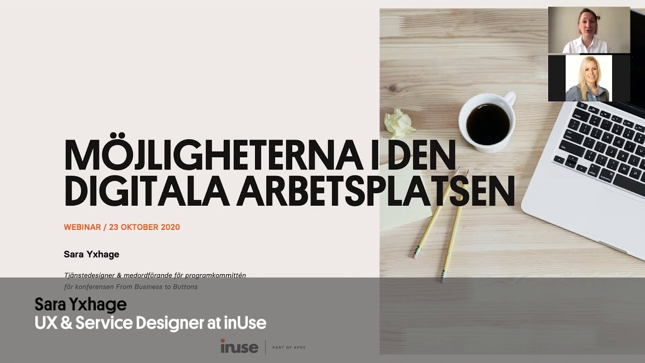 inUse - Sara Yxhage - Den digitala arbetsplatsen