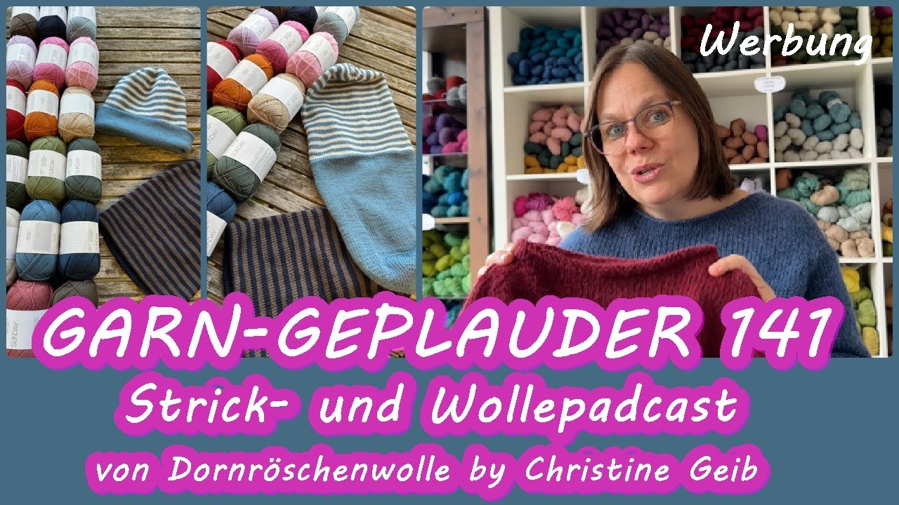 Ivy Sweater macht glücklich, neue Mütze und Anleitung, Wolle :-) #strickpodcast 