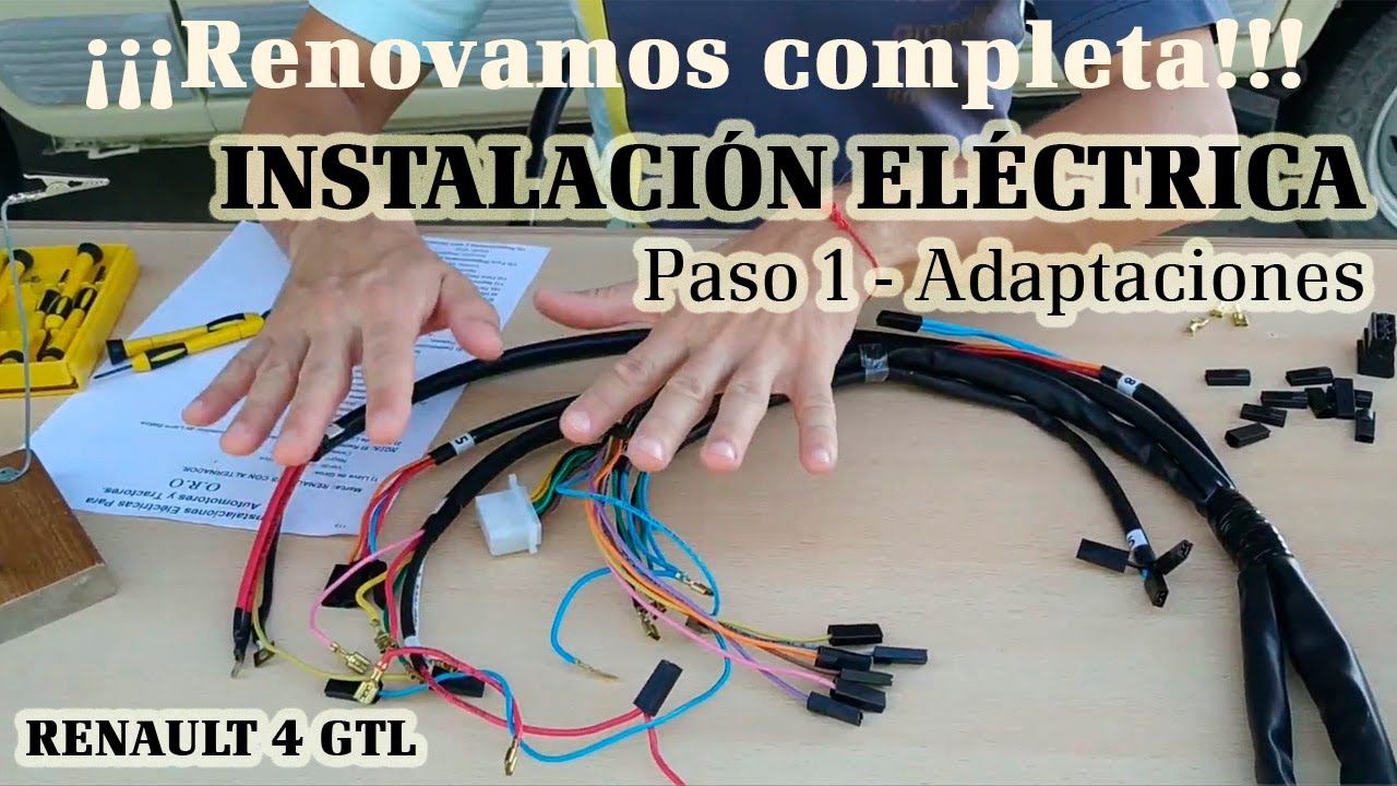 Instalación eléctrica Renault 4 - Paso 1