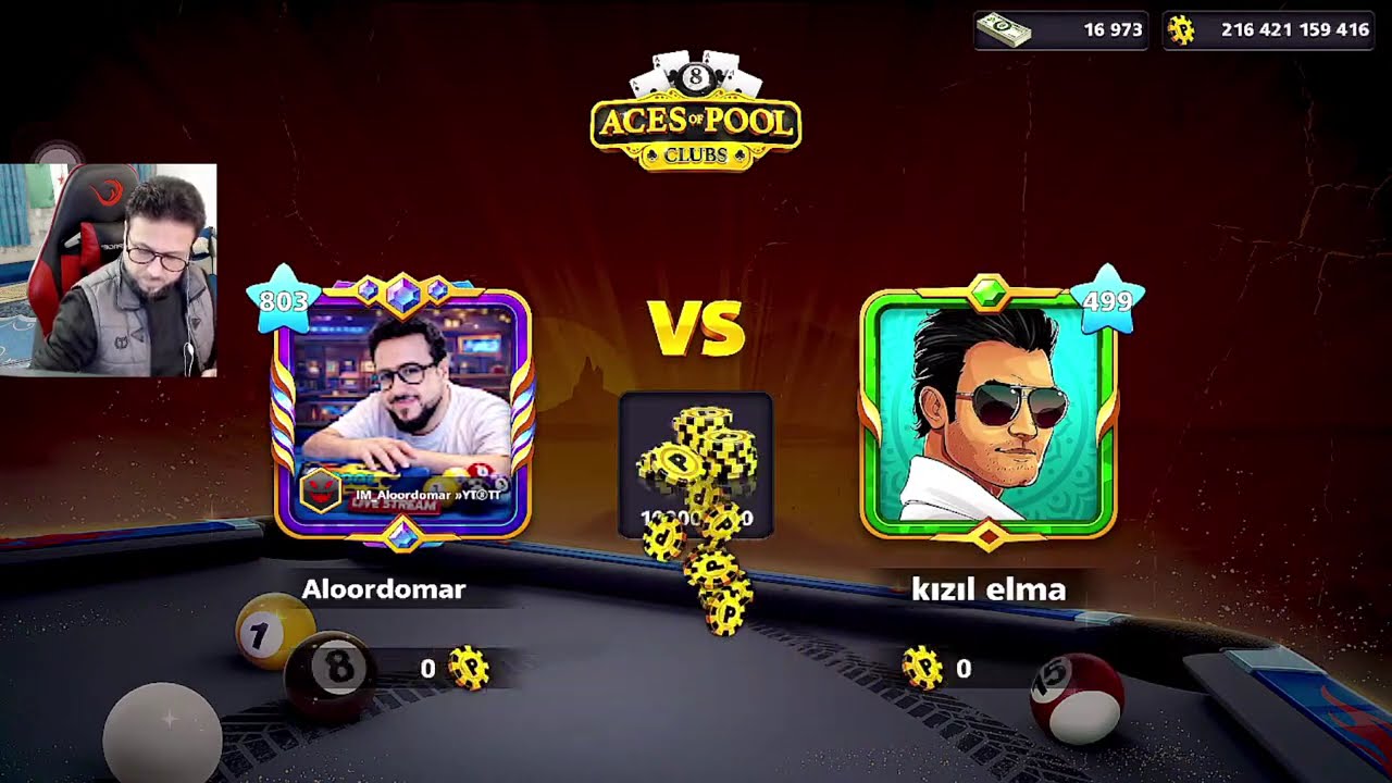 اجمل بث بلياردو بتاريخ 8 Ball Pool