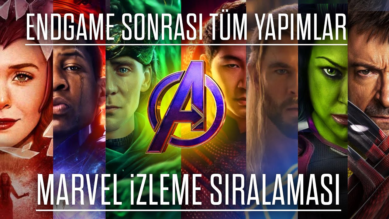 MARVEL İZLEME SIRASI 2024 I Endgame Sonrası Kaçırdığın Tüm Filmler ve Diziler #marvel
