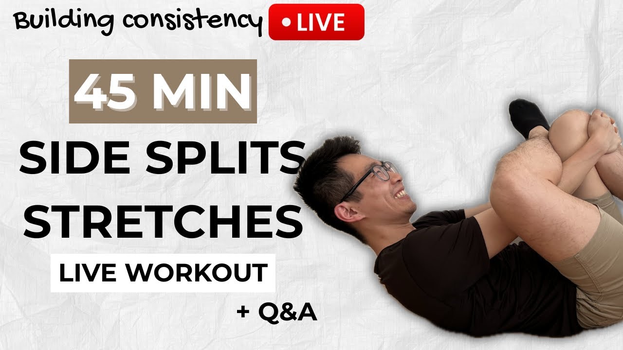 Mobility and Side Splits Workout - Beginner Friendly, No Equipment