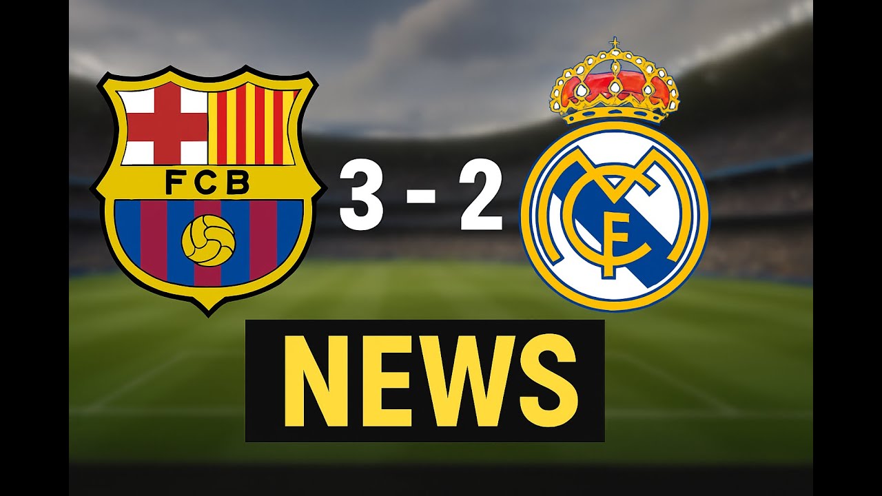 BARCELONA 3-2 REAL MADRID: Raphinha’s Revenge in a Super Cup Thriller! 🏆🔥