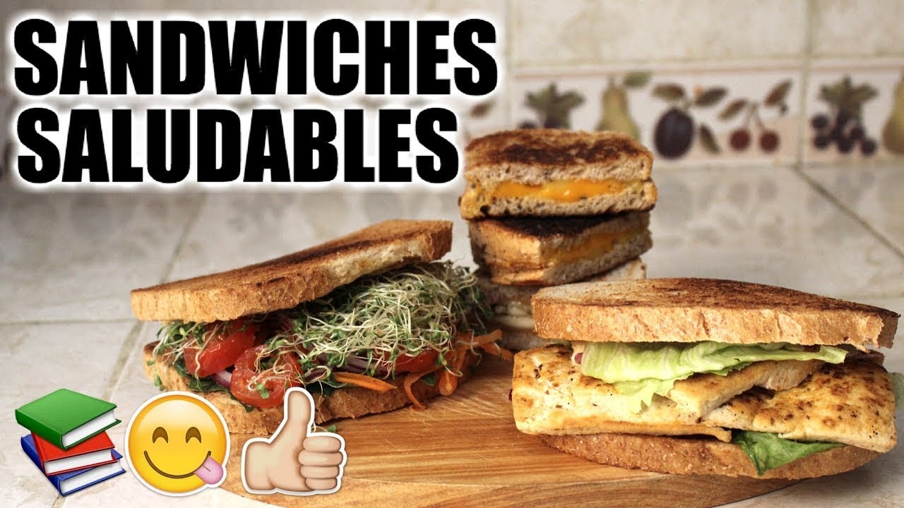 5 SANDWICHES SALUDABLES PARA EL REGRESO A CLASES | VEGANO