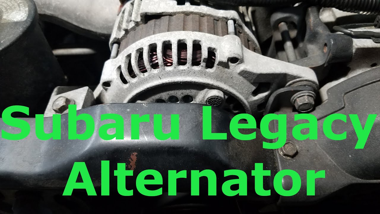 Subaru Legacy Alternator Replacement and Engine Start