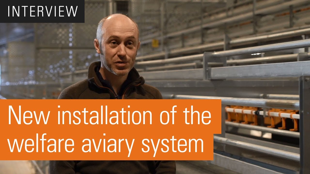 Welfare aviary system for free range egg production | Natura Nova Triple Top