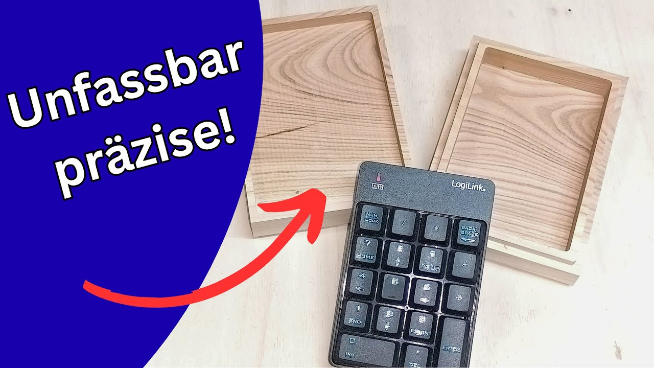 So präzise, dass es schon UNHEIMLICH ist! CNC auf den Zehntel genau !:👀