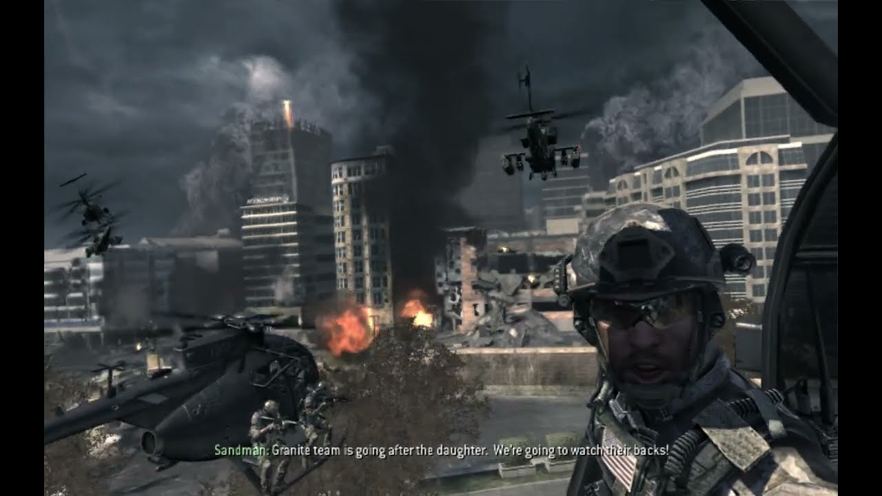 Call Of Duty MW3 Act 3 mission 2 Scorched Earth