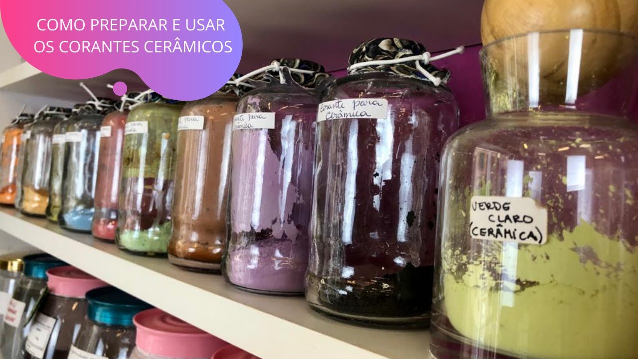 COMO PREPARAR E USAR OS CORANTES CERÂMICOS
