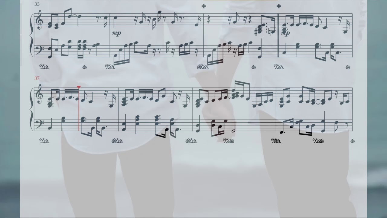 [Addicted 上瘾 ED] Walk Slowly「慢慢走」- Xu Weizhou 许魏洲 - piano sheet music