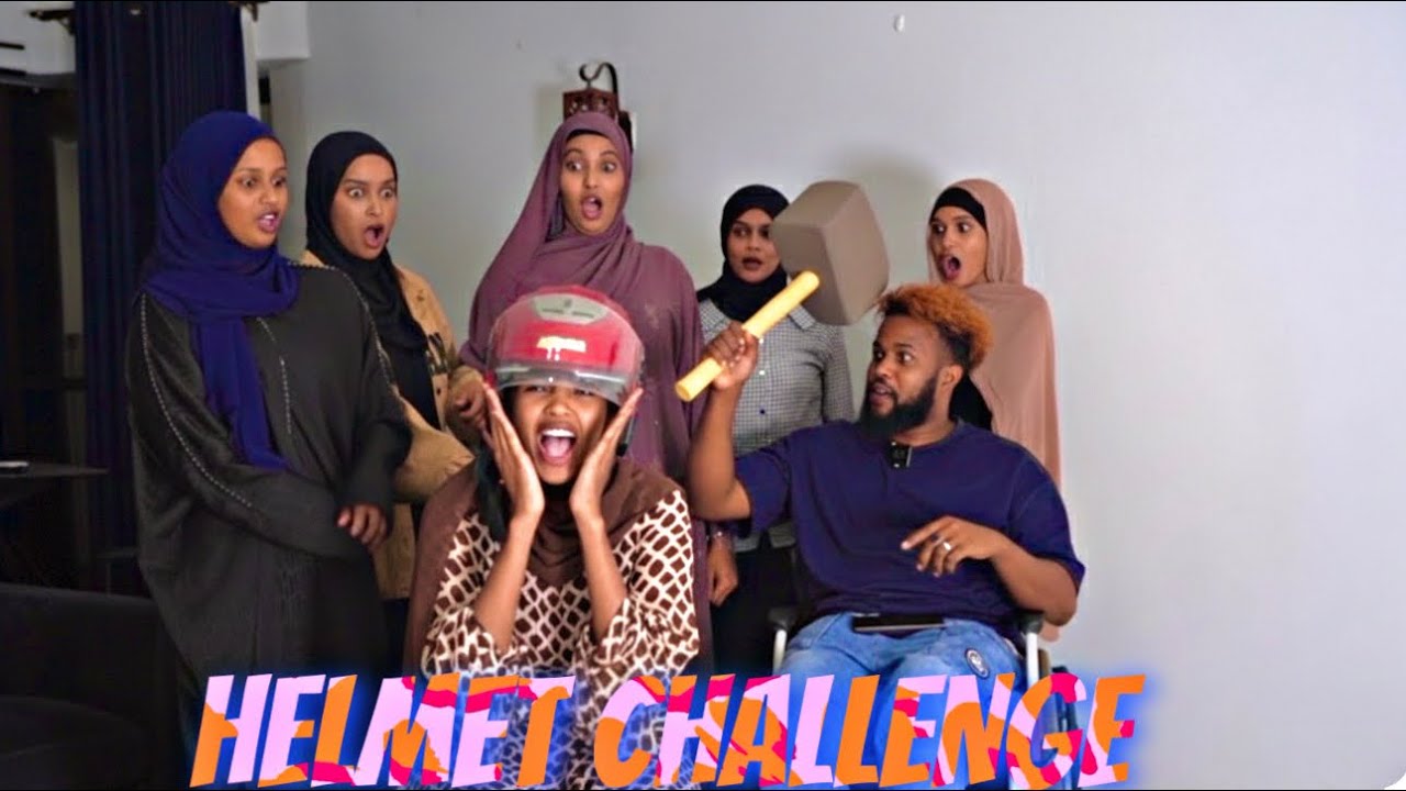 YAA BURUSKA KUGU DHUFTE HELMET CHALLENGE WEY KA OOYSIIYEN 