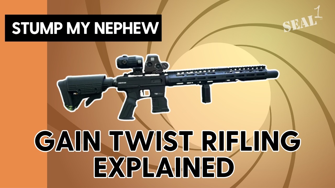 Why do some rifle barrels use a “gain twist” instead of a constant twist rate?