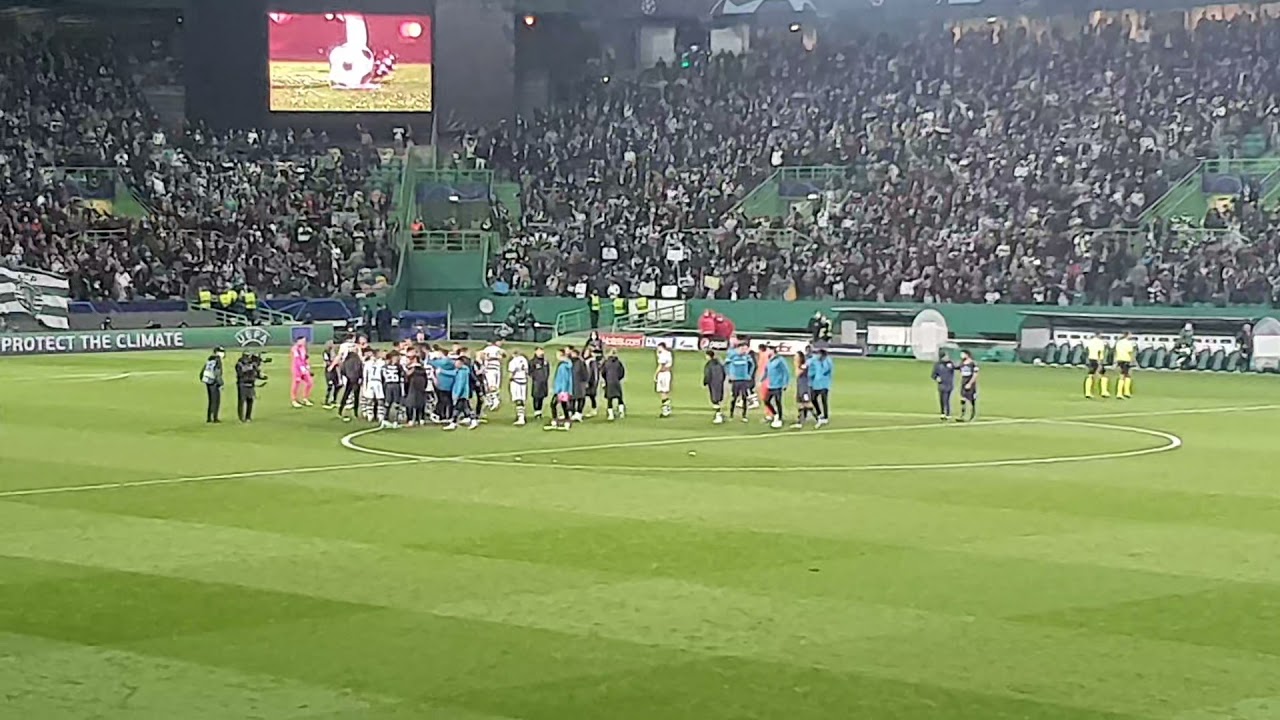 Sporting vs Manchester city Final do jogo,grande apoio em Alvalade 💚