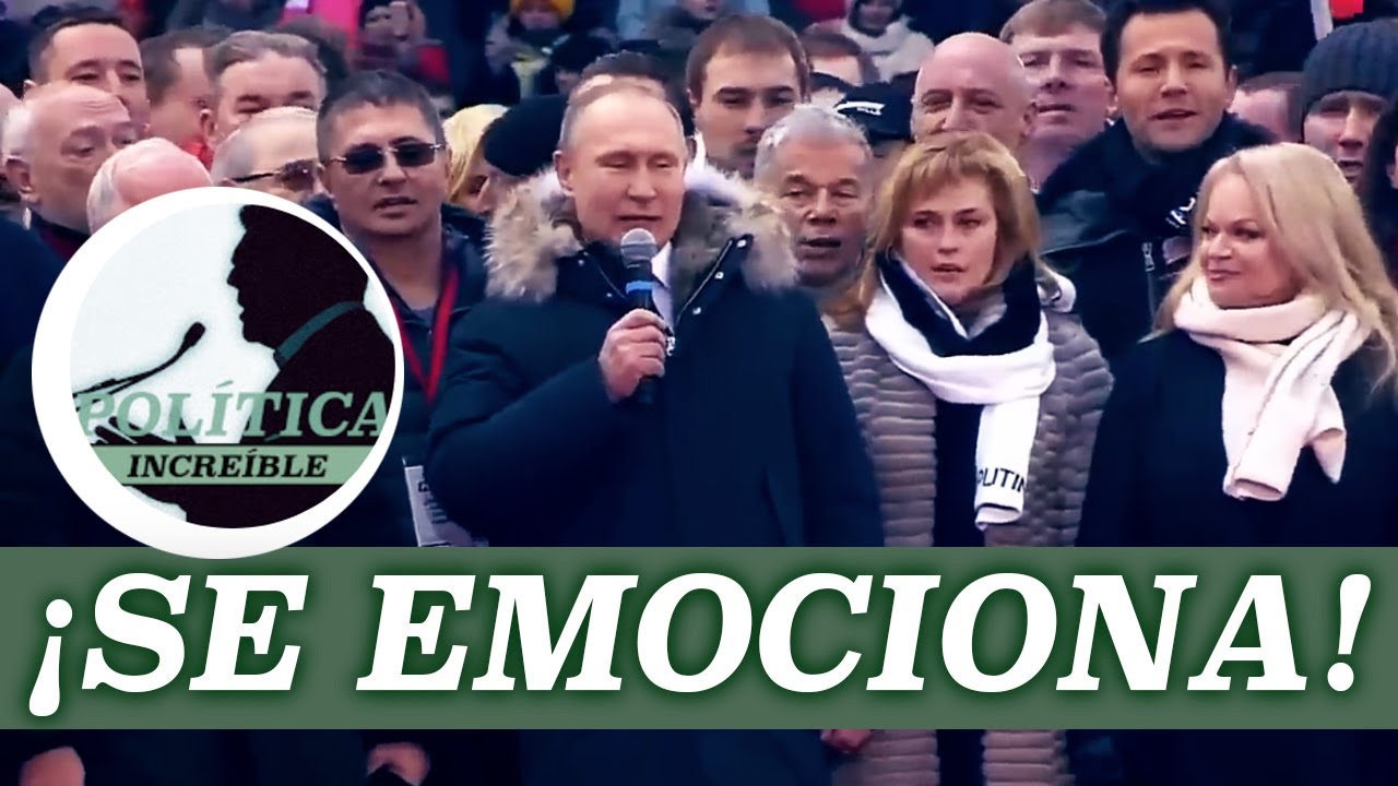 🇷🇺 Putin canta el himno nacional de Rusia. | 🏛 Pol&iacute;tica Incre&iacute;ble.