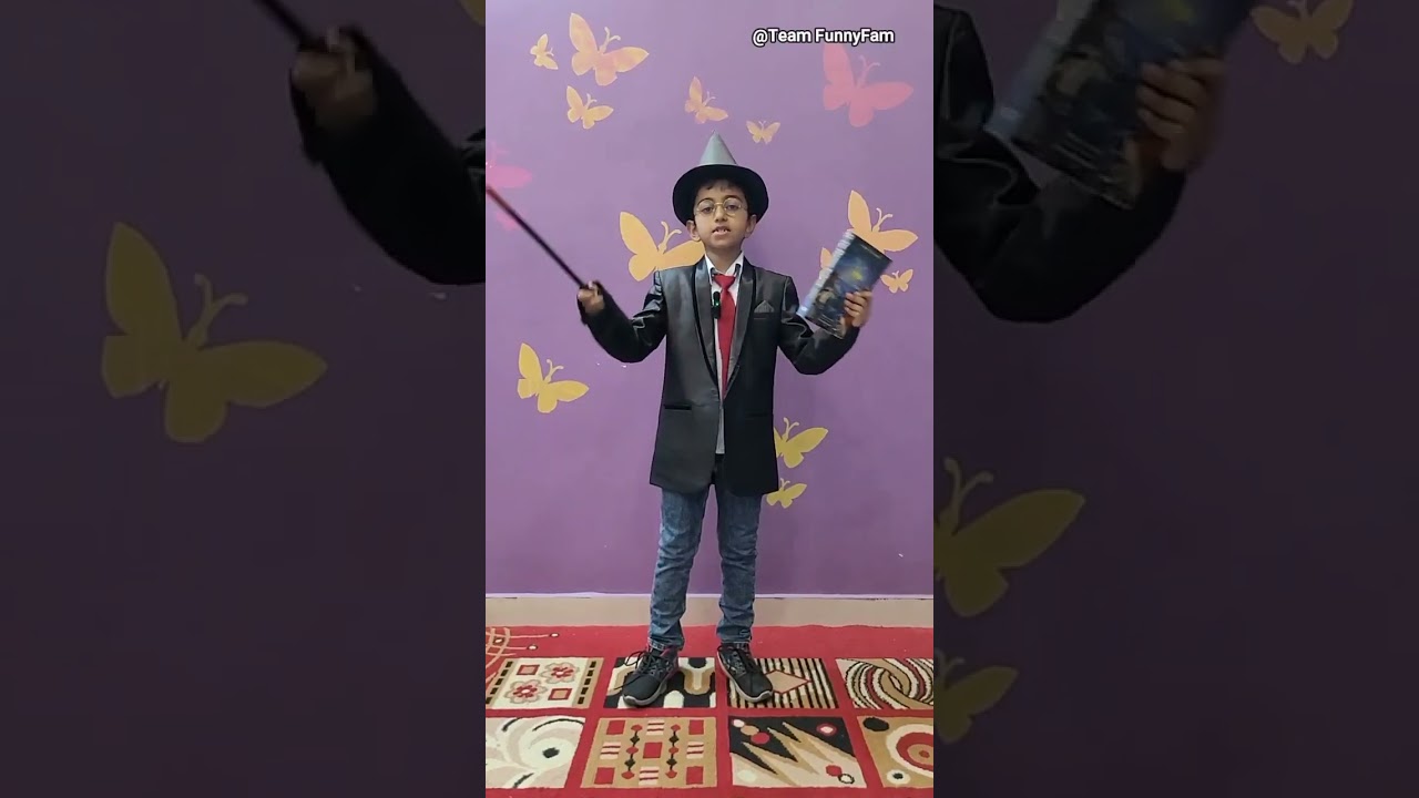 Darshu's Harry Potter #harrypotter #shorts #youtubeshorts #teamfunnyfam #wonderkids #soloperformance
