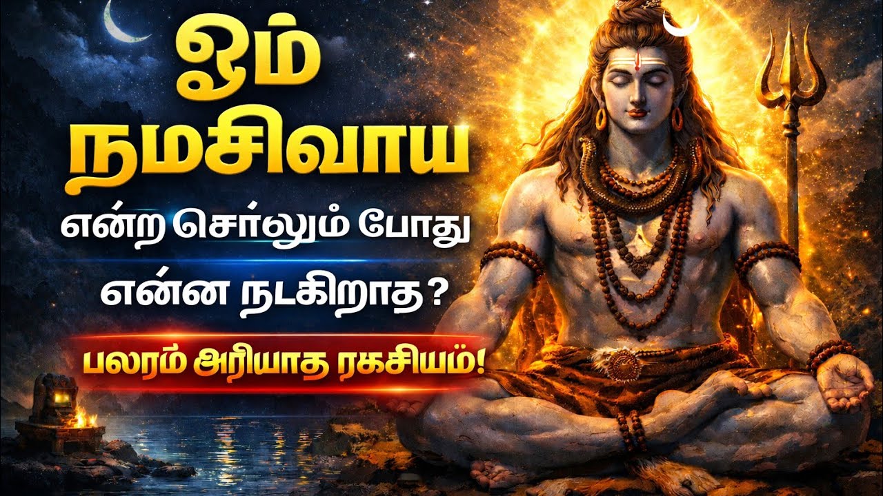 ஓம் நமசிவாய என்று சொல்லும் போது என்ன நடக்கும் தெரியுமா | யாருக்கும் தெரியாத ரகசியம் | #சிவன் #sivaya