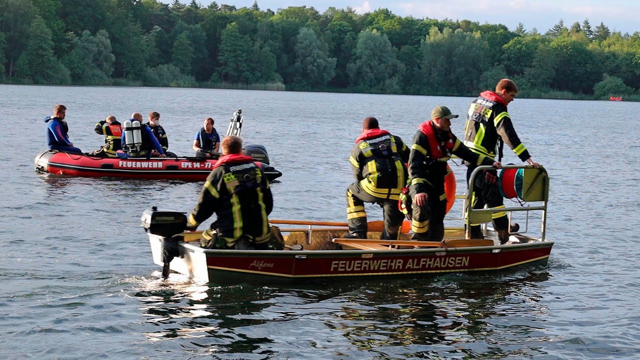 ✅  Kronensee, Ostercappeln: 90 Helfer suchen Kitesurfer, der spielt auf dem Campingplatz Tischtennis
