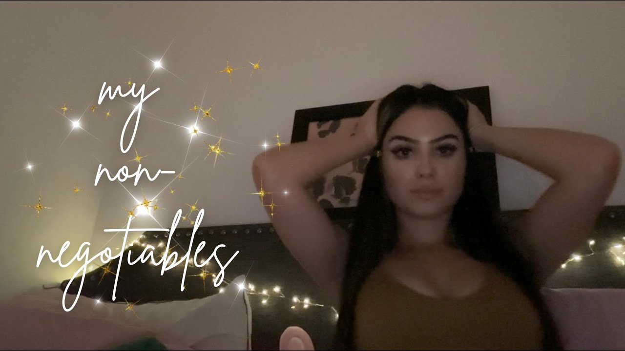 my NON-NEGOTIABLES : it girl habits  