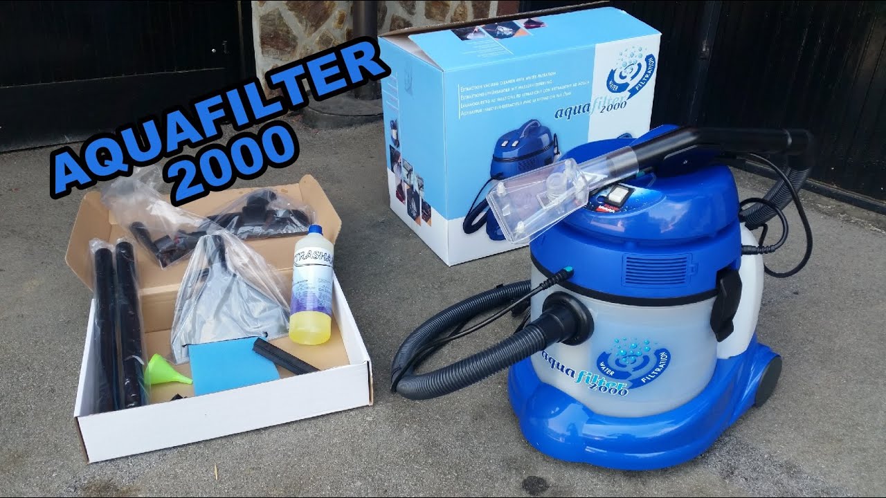 AQUAFILTER 2000⚠️💥vacuum cleaner unboxing, review, assembling